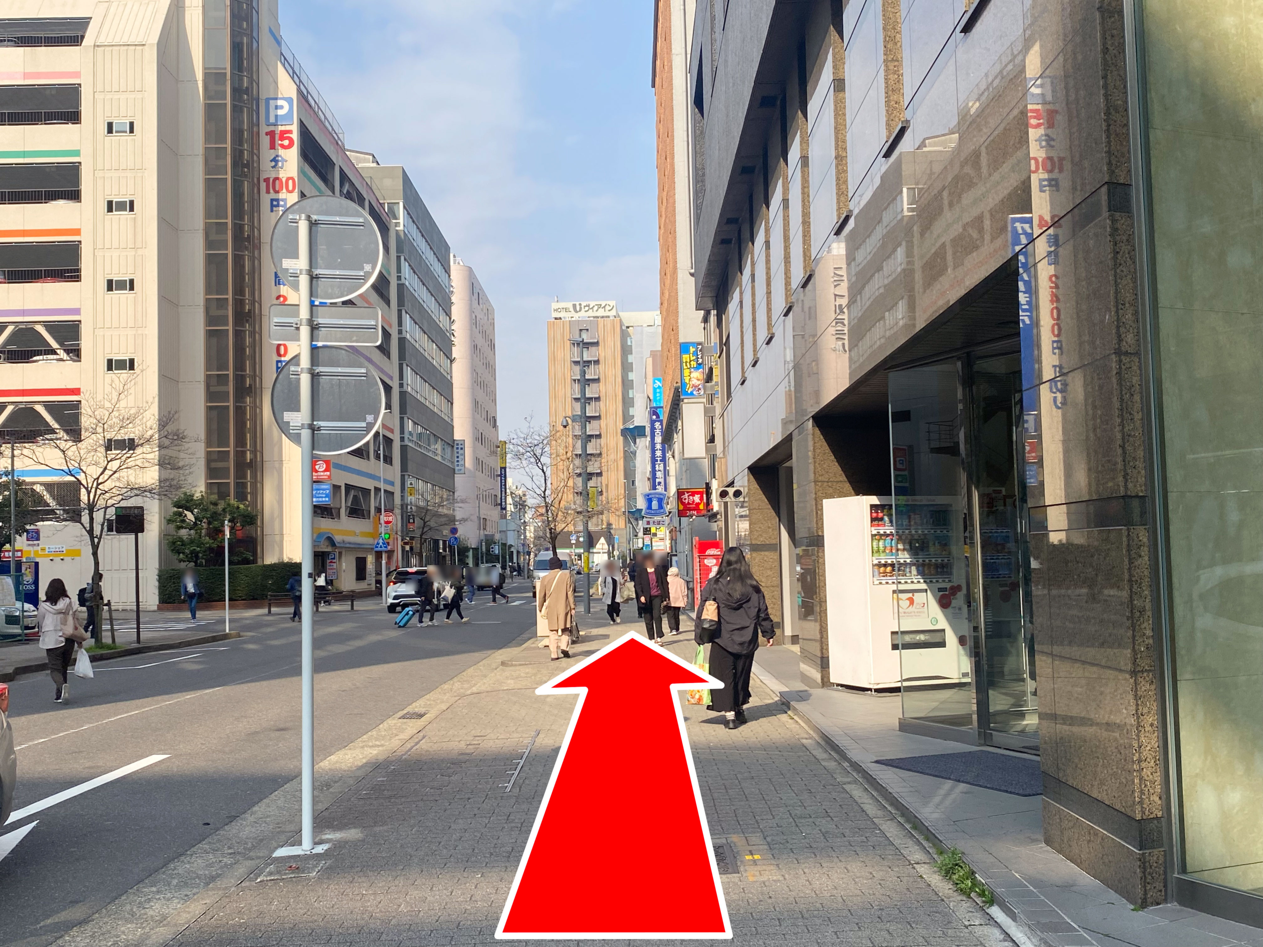 ゆうメンタルクリニック名古屋院の道順D16